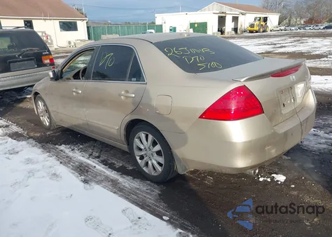 2006 Honda Accord 3.0 Ex из США, поврежденный, VIN 1HGCM66566A023665